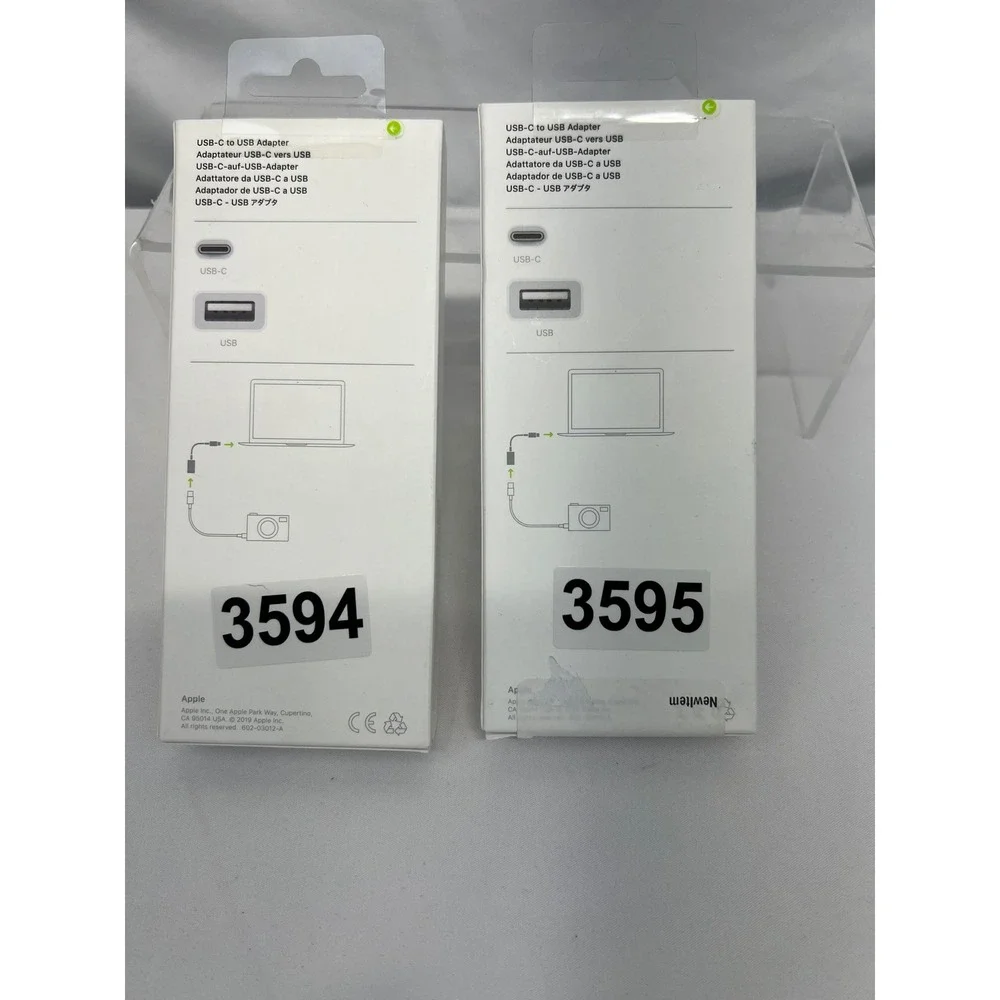 Apple USB-C to USB Adapter Mac iPad iPhone MJ1M2AM/A A1632 White New Sealed